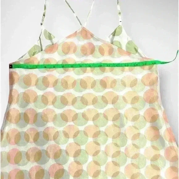 Womens Sensara Slip Dress Size Medium Polka Dot Adjustable Straps NEW - Picture 8 of 8